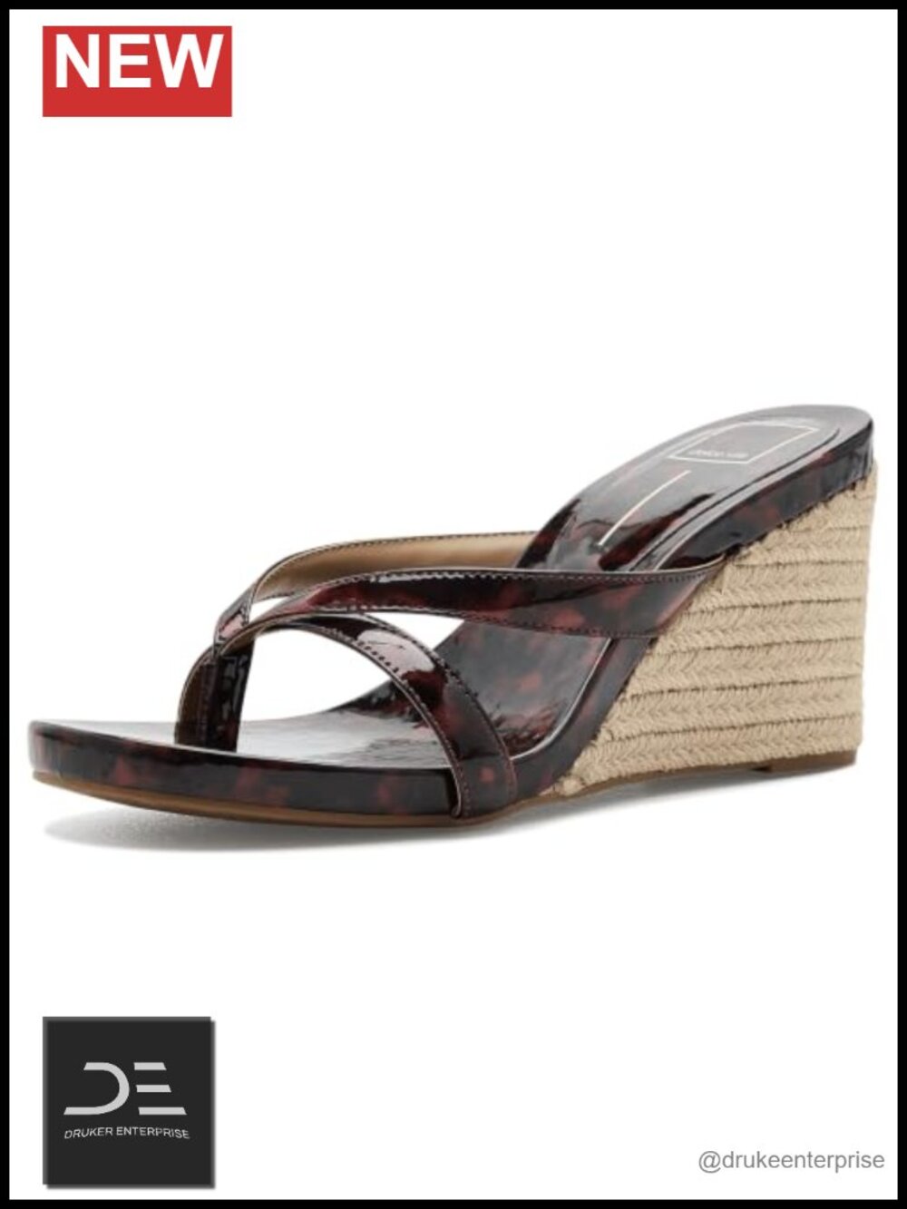 Dolce Vita Helan Wedge Heel Sandals Suede Slingback Espadrille
